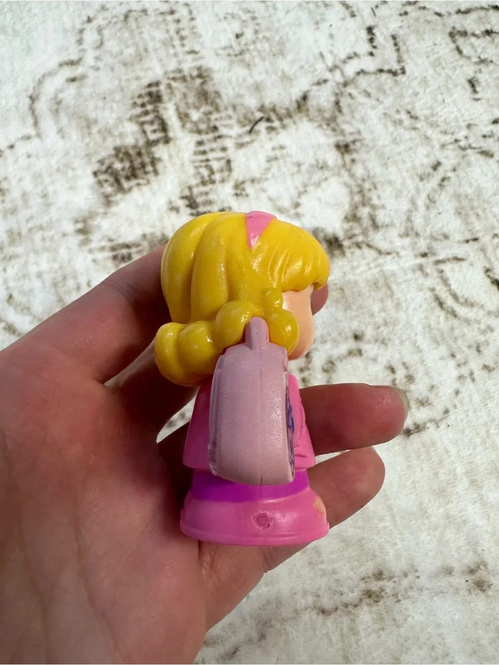 Fisher Price Little People Pink School Girl Toy Figure - Picture 2 of 6